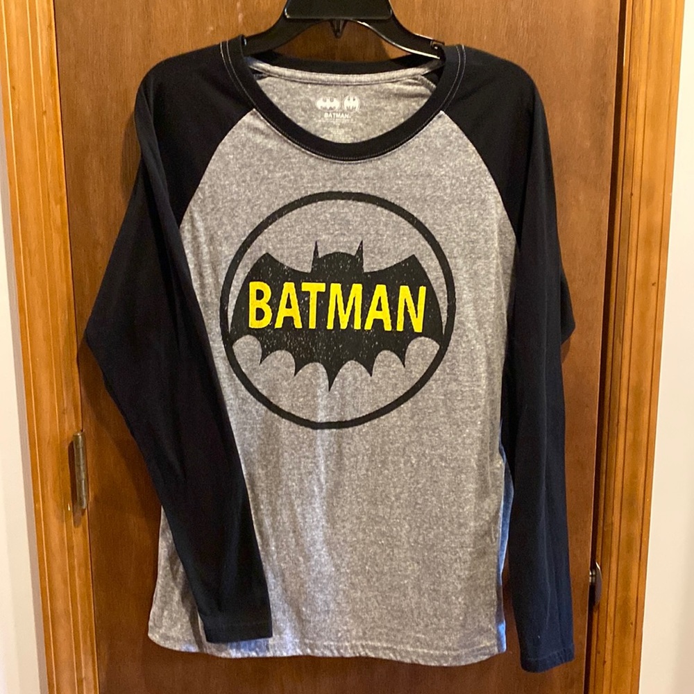 Batman Mens Raglan Tee - Med